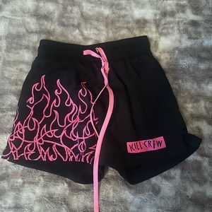 Kill Crew - Pink and Black Boxing Shorts - Small
